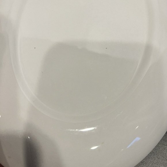 VINTAGE TABLEWARE BLUE Wild Flowers OVAL PLATTER 9” Serving Farmhouse Cottage - Picture 6 of 8